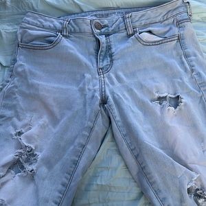Light blue jeans